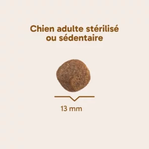 Croquettes chien stérilisé sans céréales Le Kabo