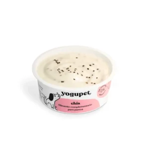 Yaourt sans lactose pour chien - graines de chia - Yogupet