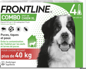 FRONTLINE COMBO Pipettes antiparasitaires pour chien