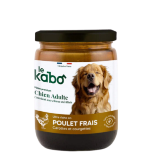 Pâtée au poulet pour chien Le Kabo